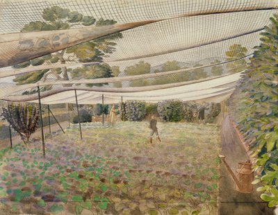 Strawberry Nets by Eric Ravilious
